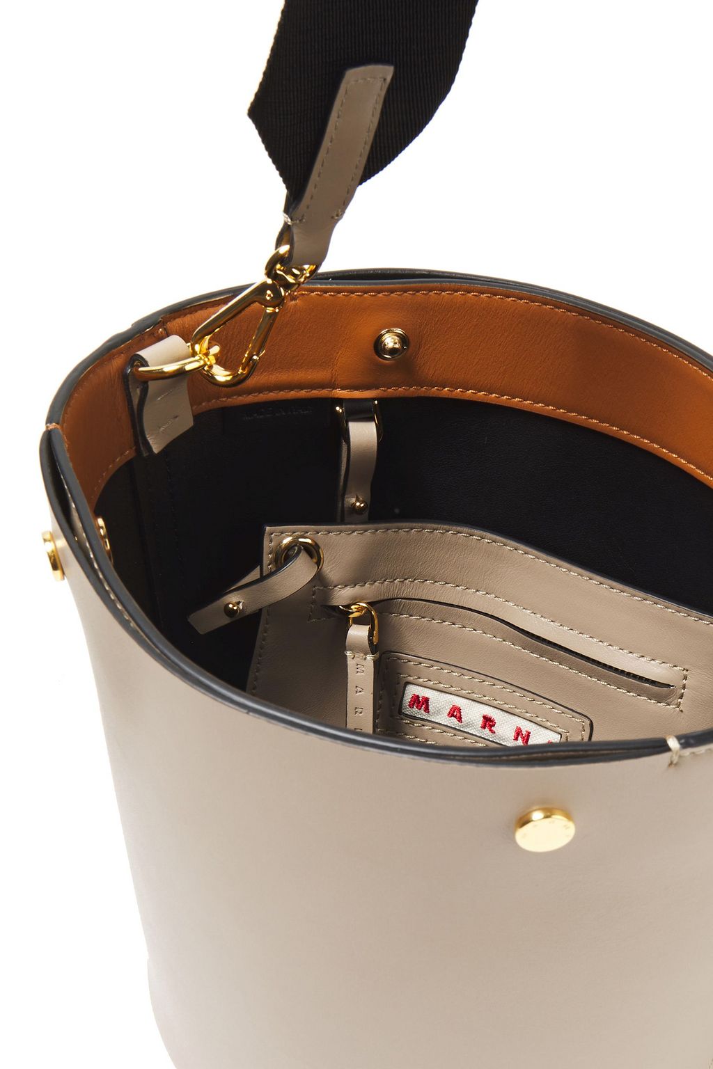 MARNI Leather bucket bag