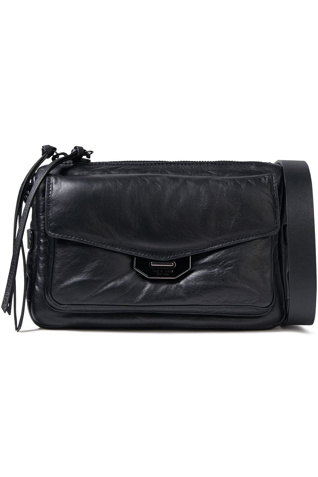 RAG & BONE Small Field Messenger leather shoulder bag | THE OUTNET