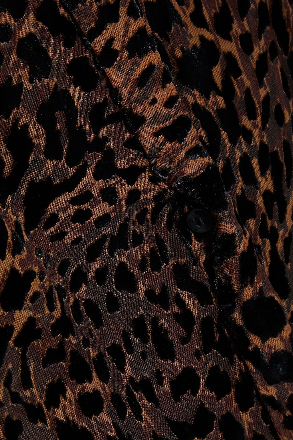 ELIE TAHARI Juliet leopard-print devoré-velvet mini dress