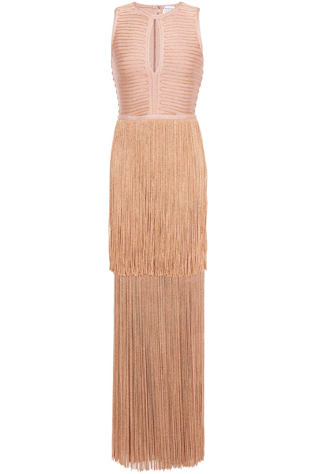 herve leger dress fringe