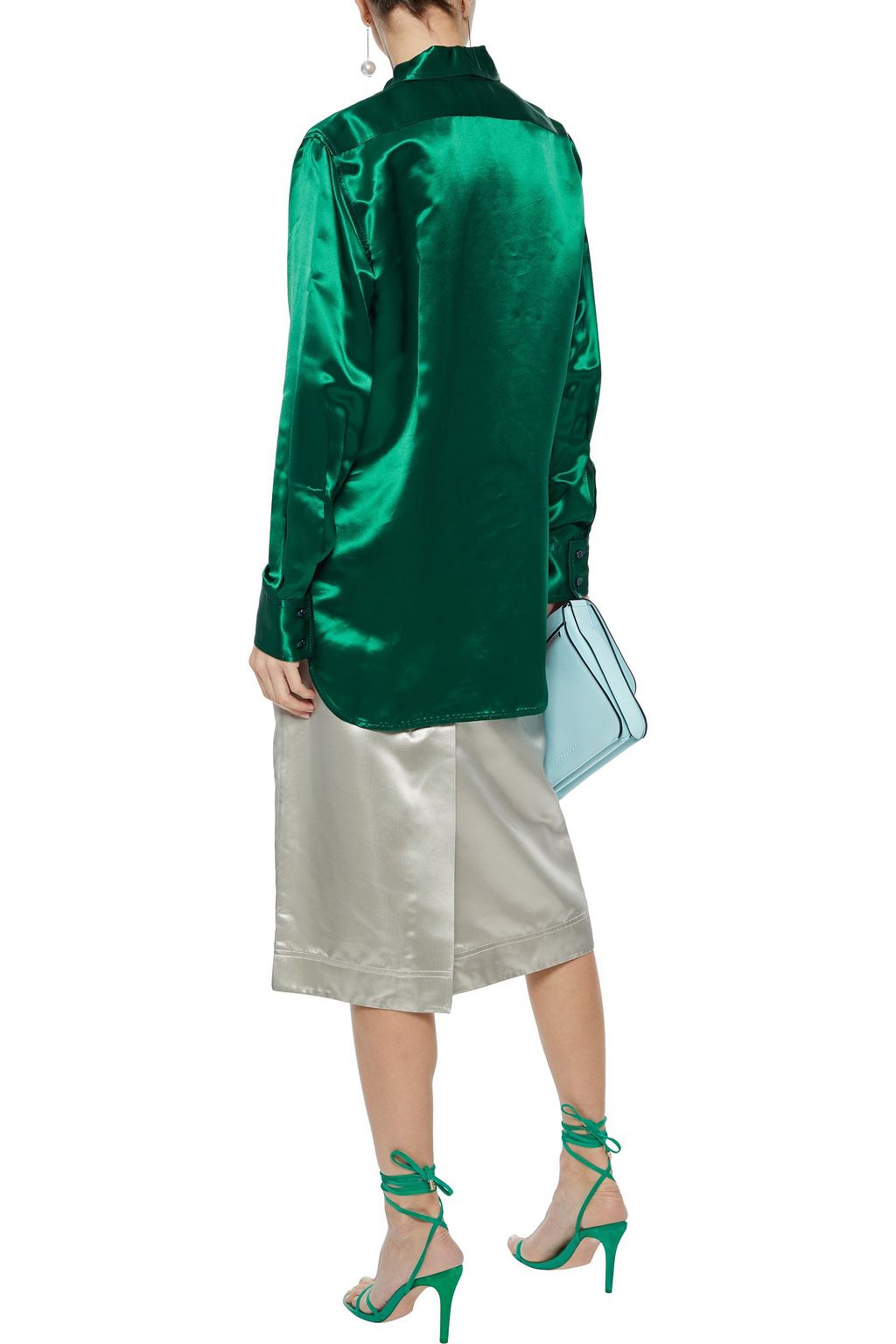 SIES MARJAN Sander satin shirt