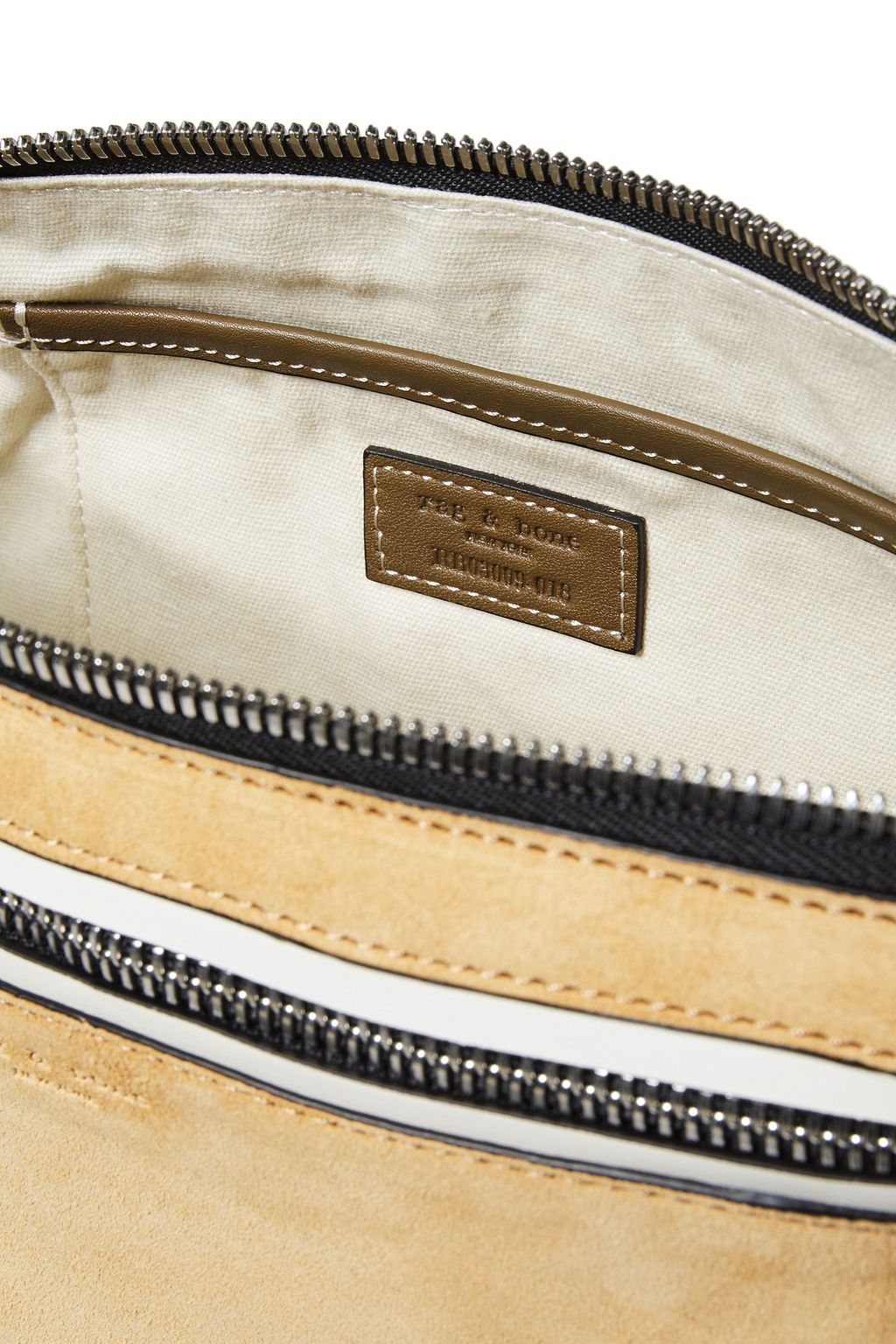RAG & BONE Large Elliot suede and leather belt bag