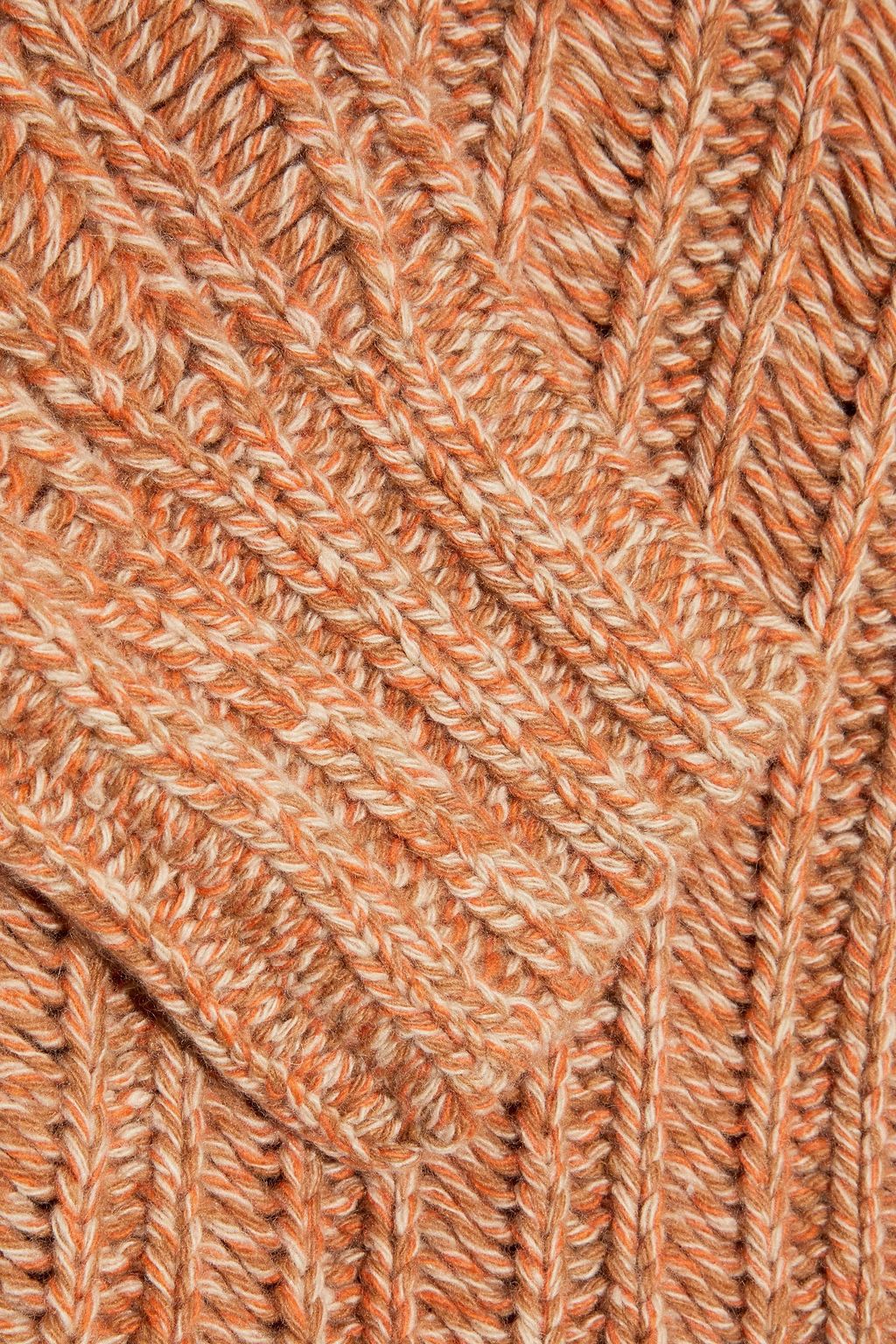 SIES MARJAN Nancy mélange ribbed cashmere and wool-blend sweater
