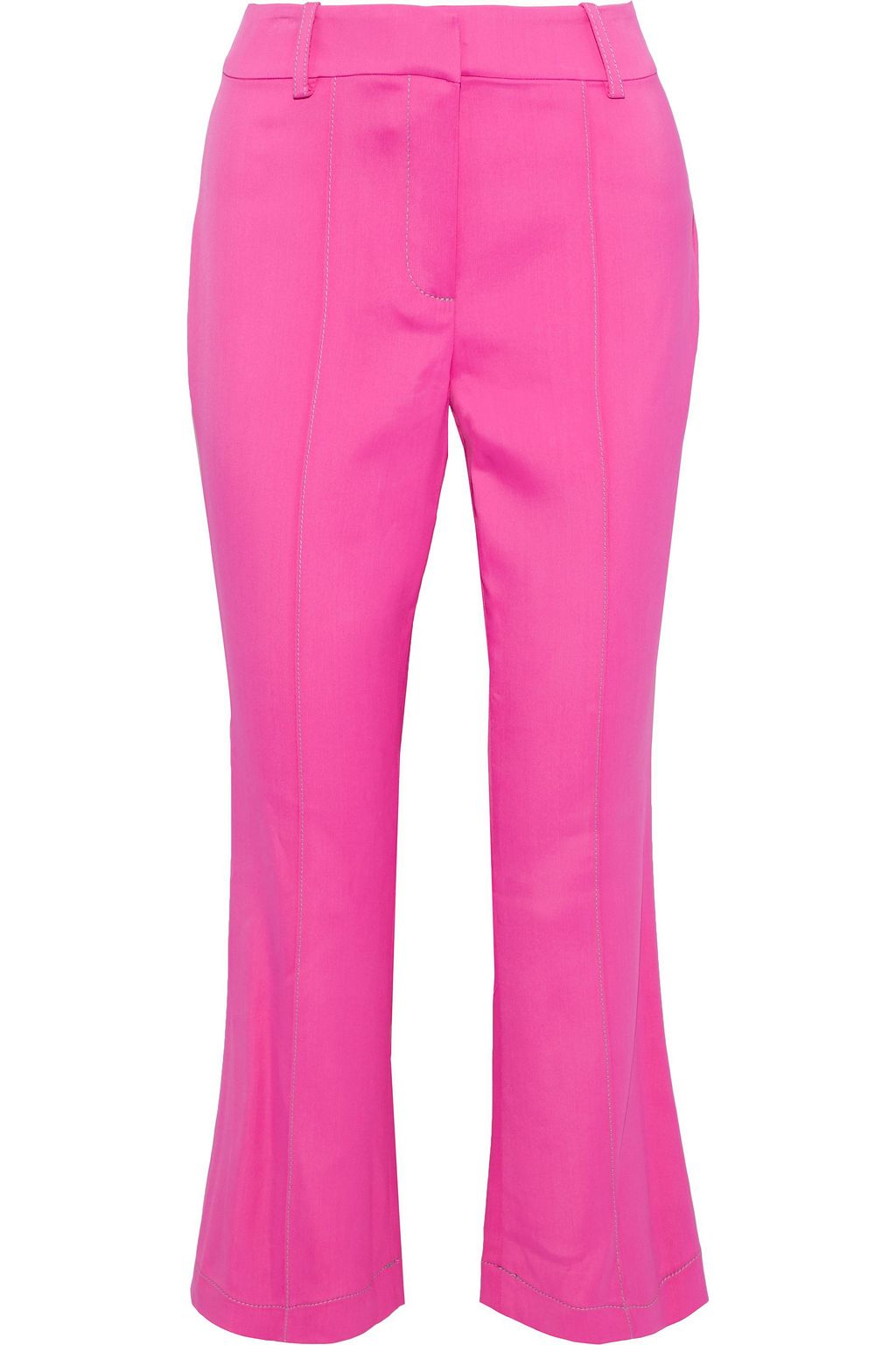 neon pink flare pants