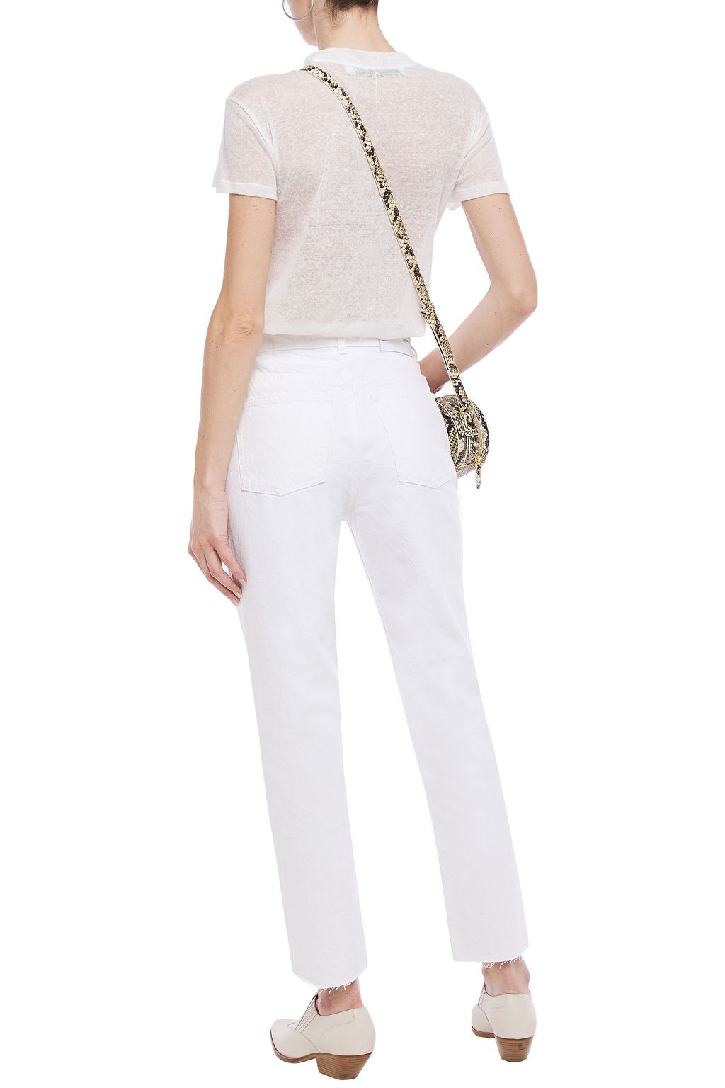 IRO Fernos lace-up high-rise slim-leg jeans