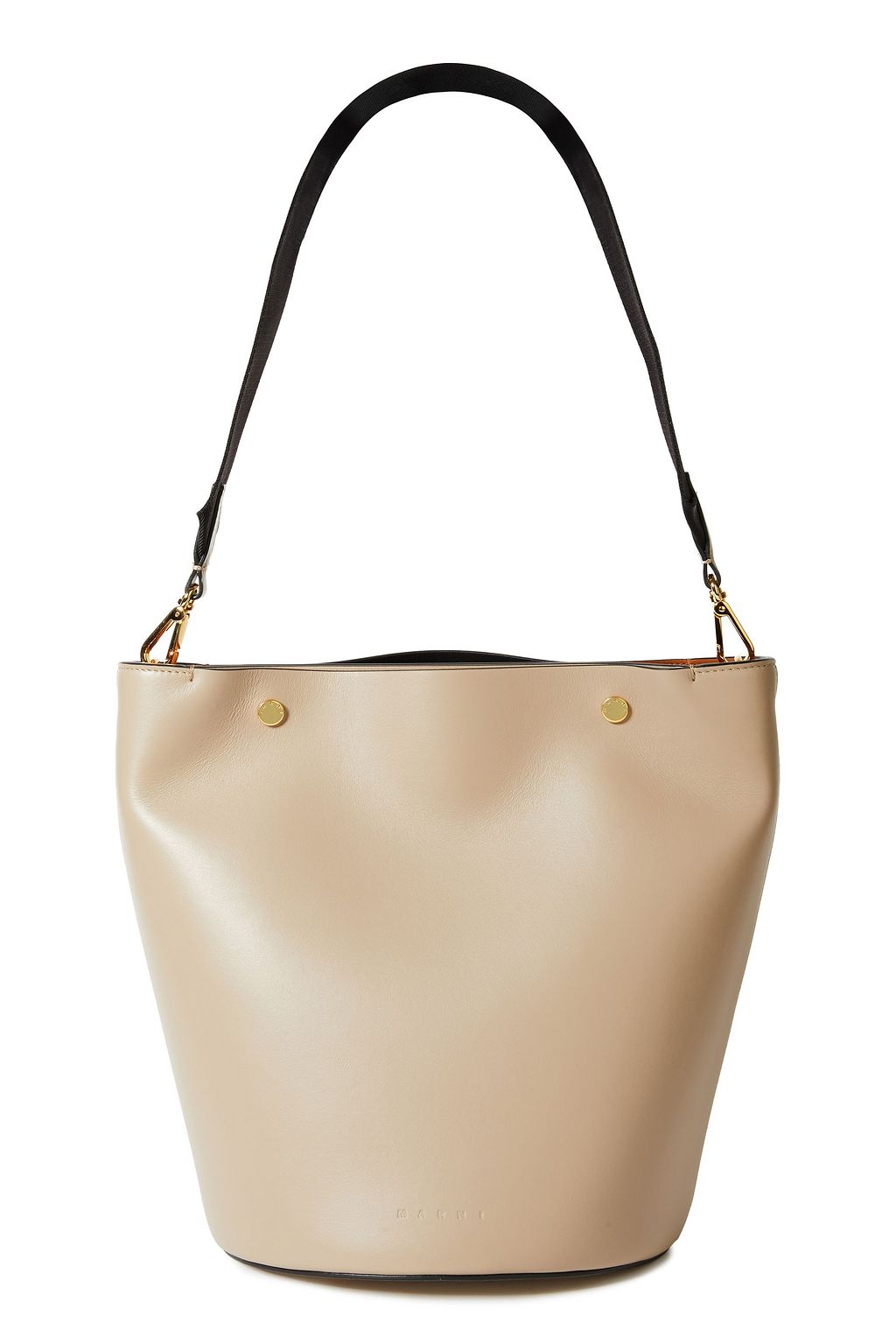 leather bucket tote