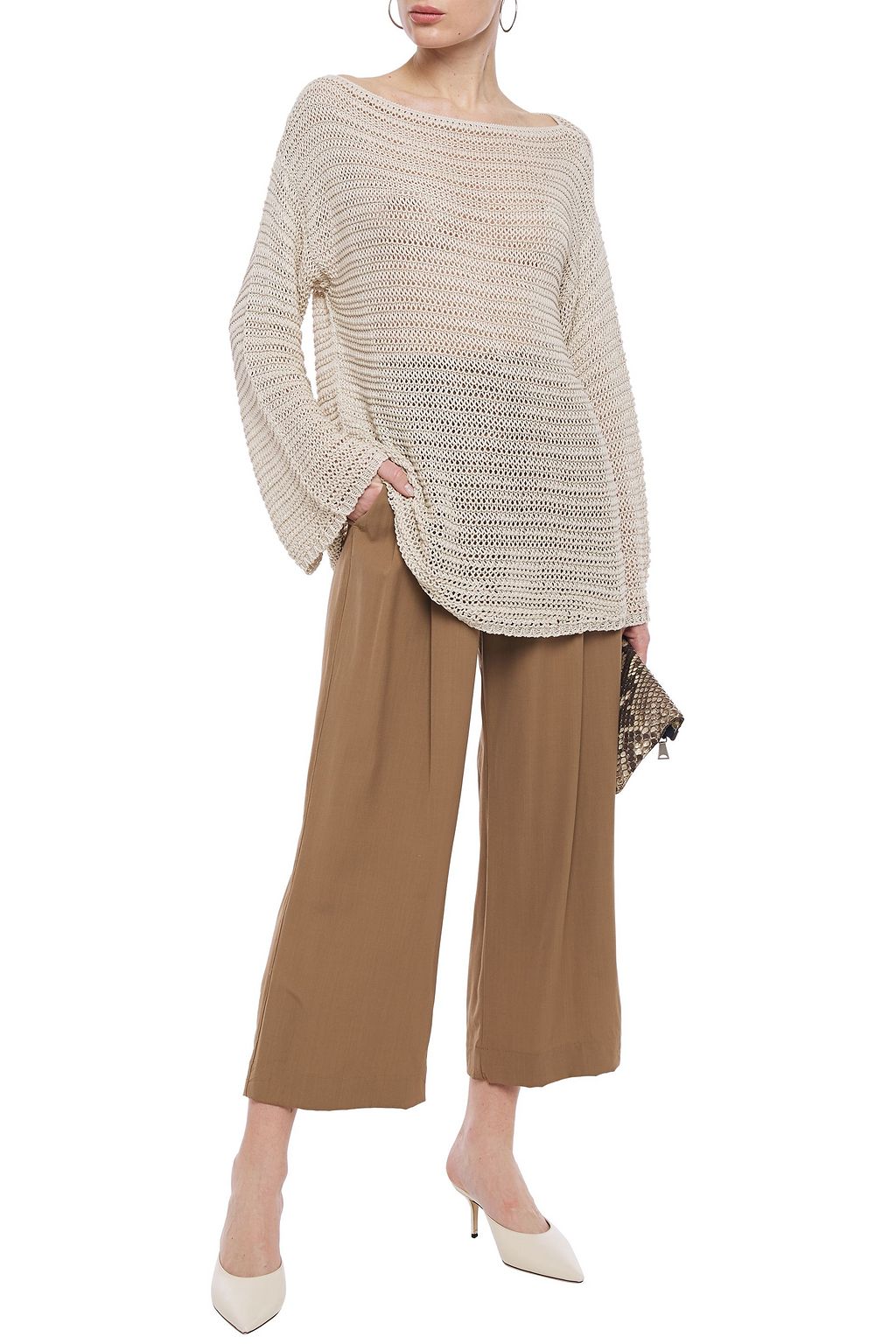 IRO Esie open-knit cotton sweater