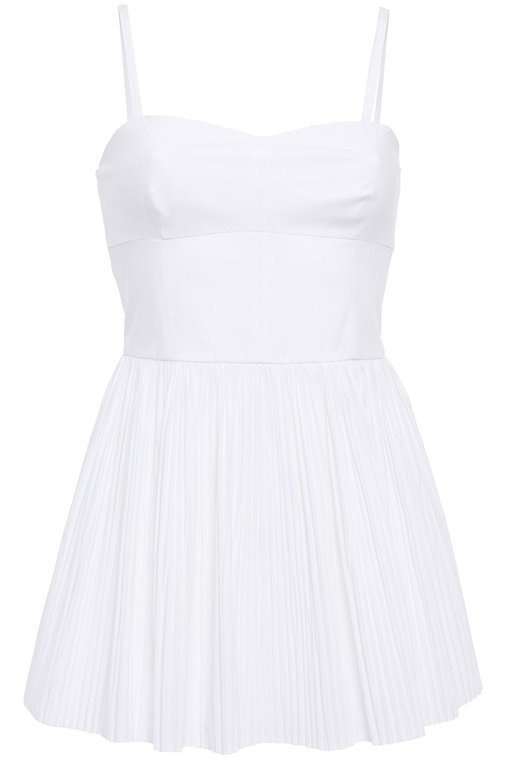 white layered playsuit