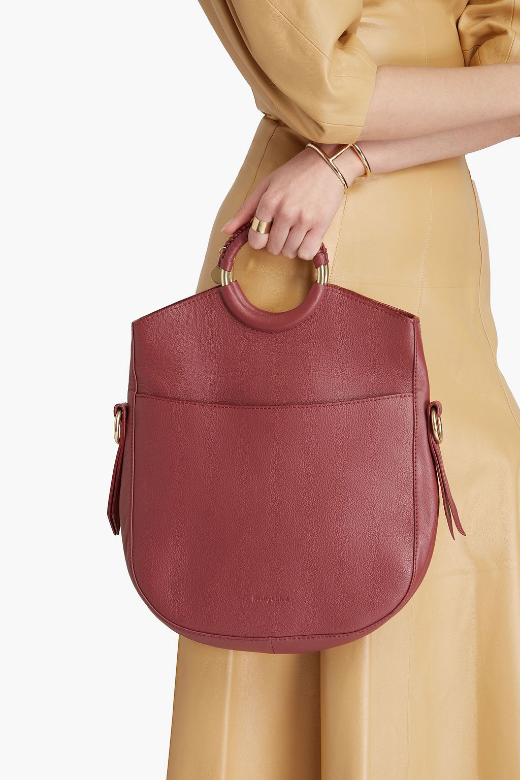 SEE BY CHLOÉ Monroe pebbled-leather shoulder bag