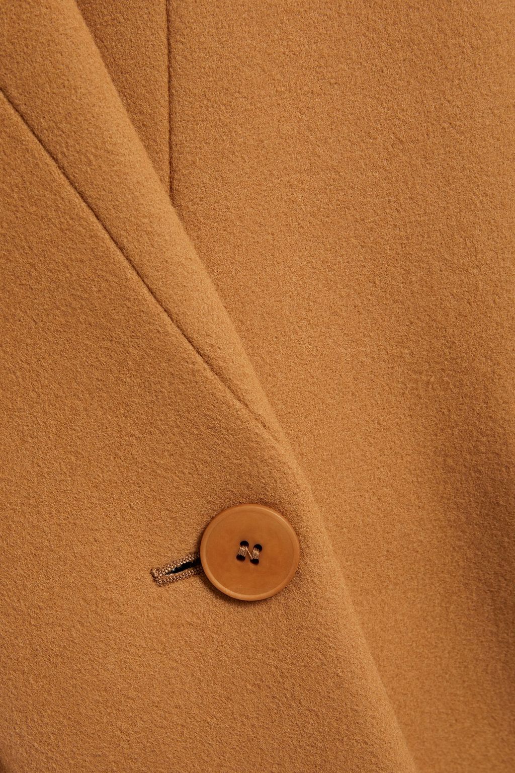 STELLA MCCARTNEY Brushed wool-blend felt coat
