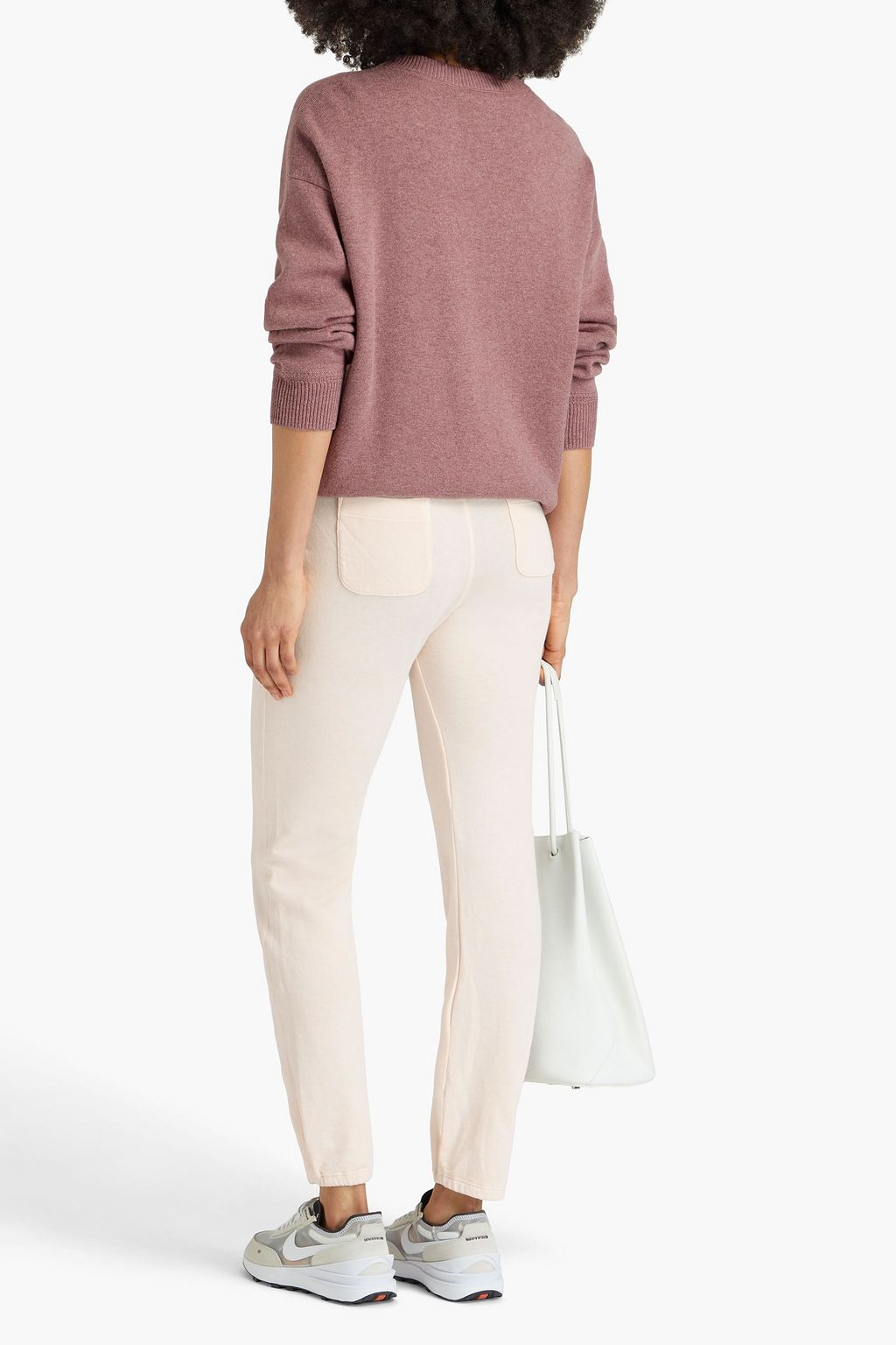 JAMES PERSE Genie Supima French cotton-terry track pants