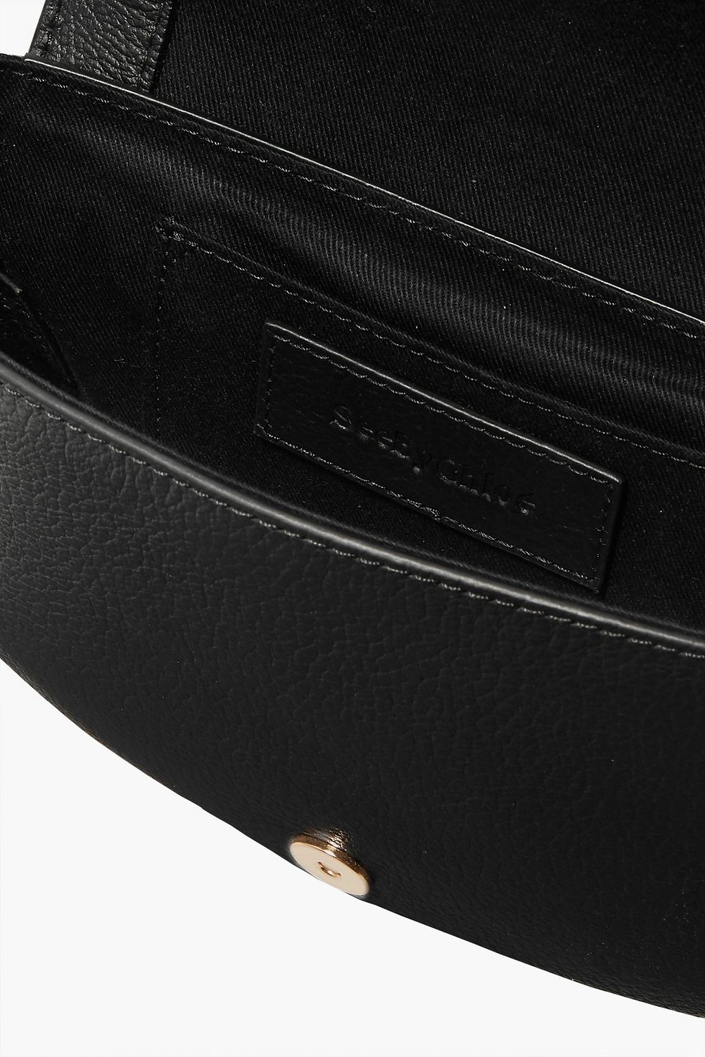 SEE BY CHLOÉ Mini Hana suede and pebbled-leather cross-body bag