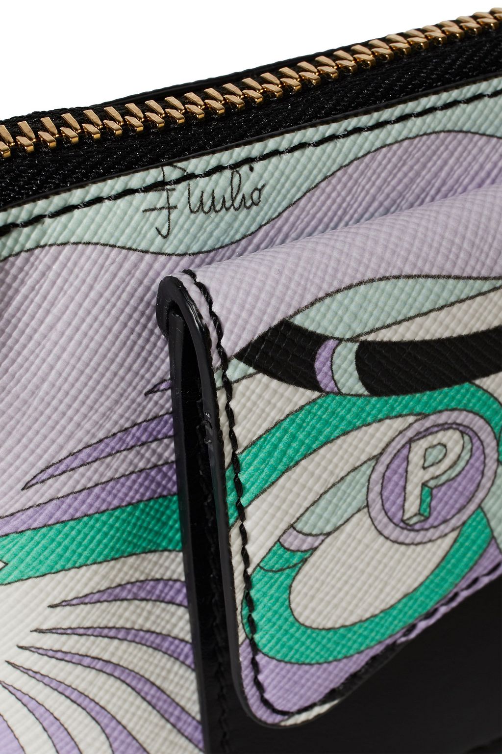 PUCCI Printed coated-canvas shoulder bag