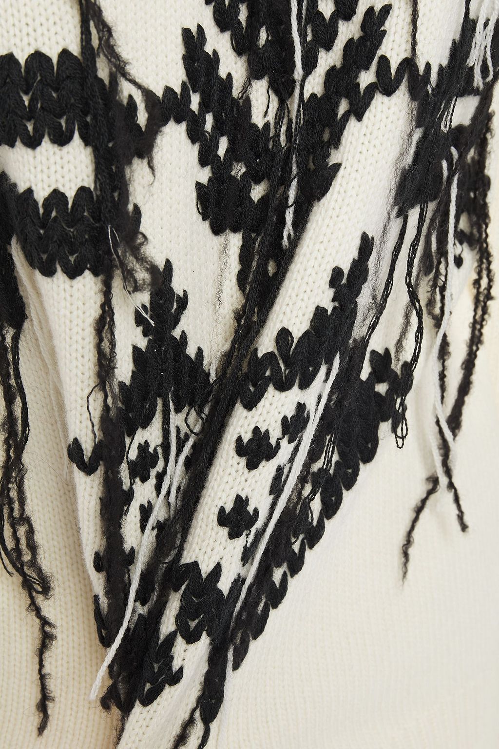 REDVALENTINO Embroidered wool sweater