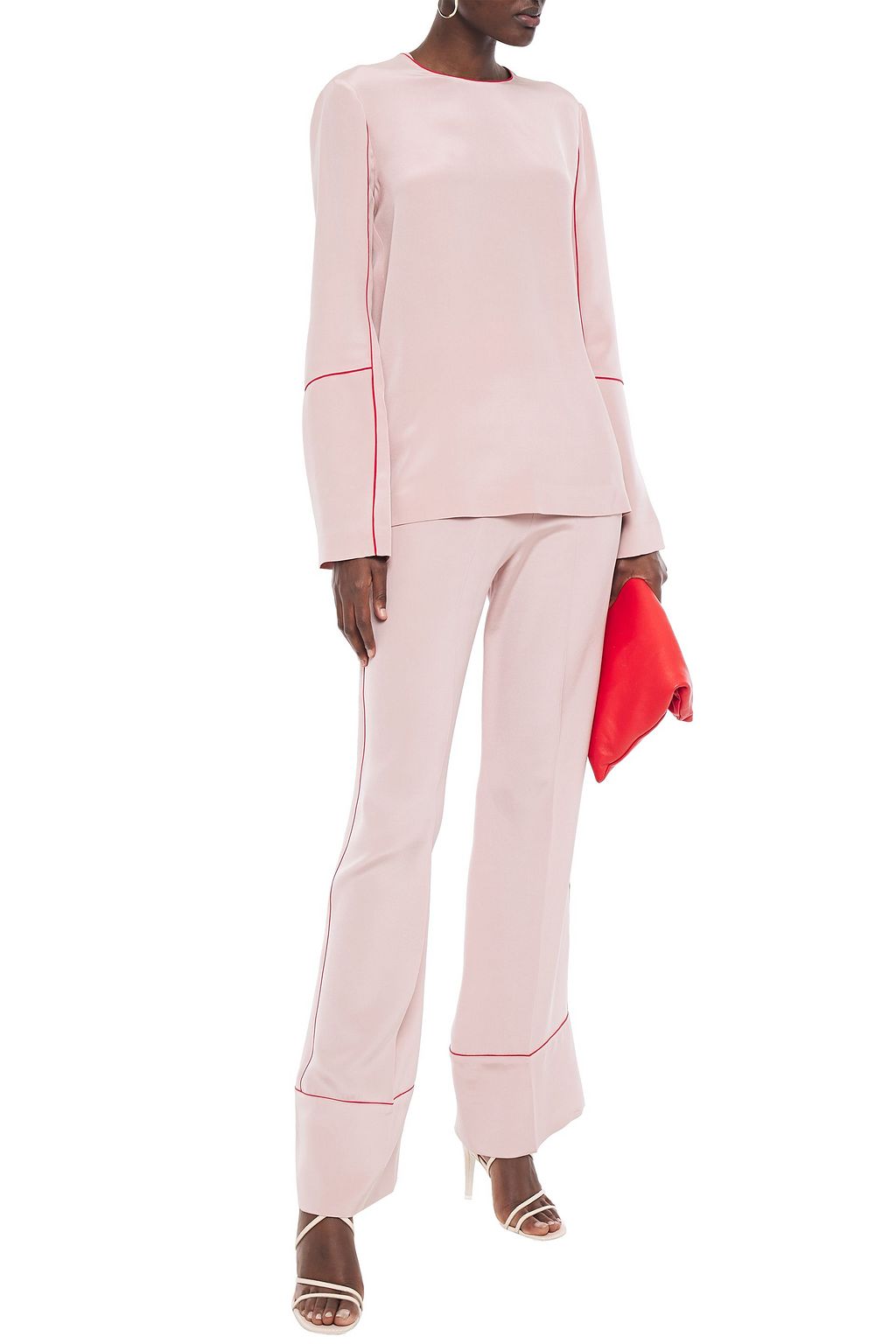 STELLA MCCARTNEY Silk crepe de chine blouse