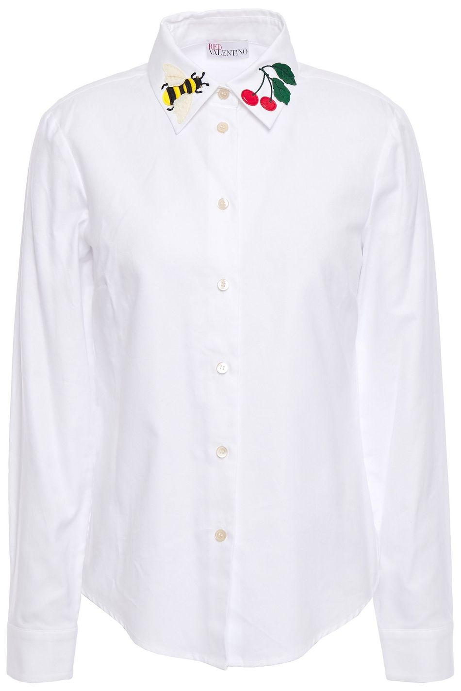 white cotton oxford shirt