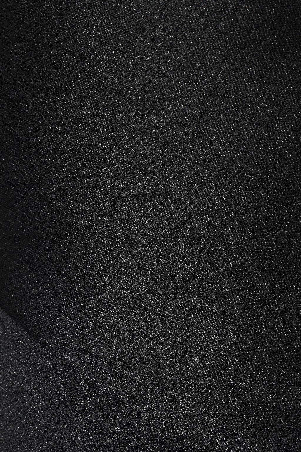 IRIS & INK Mara fluted satin-twill dress