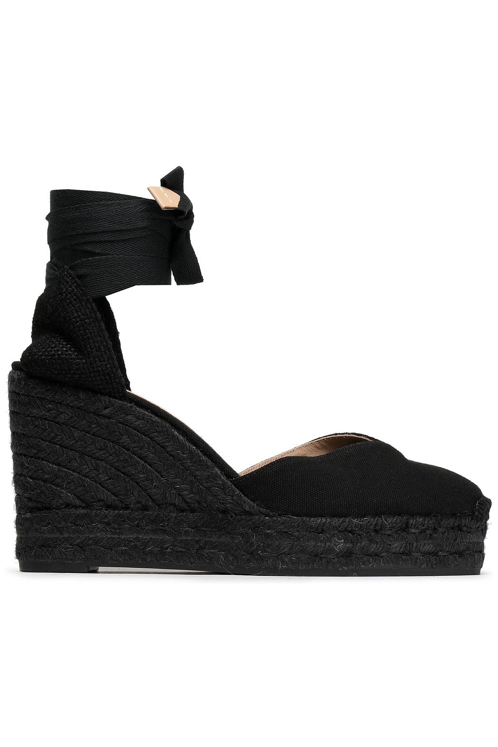 chiara 80 canvas wedge espadrilles