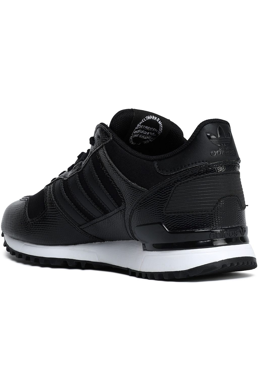 ADIDAS ORIGINALS ZX 700 snake-effect leather and mesh sneakers