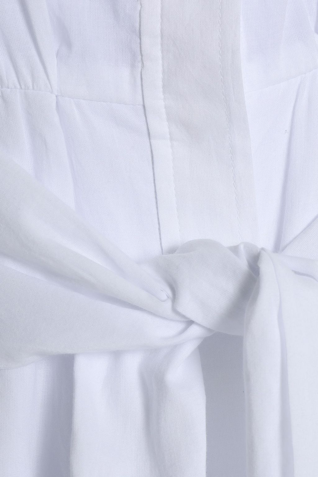 A.L.C. Asymmetric mousseline-cotton midi dress