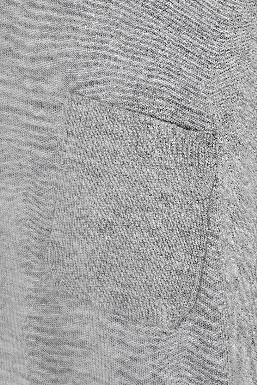 CHINTI & PARKER Paneled ribbed cashmere sweater