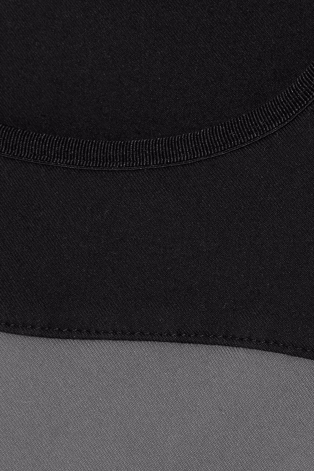 LIVE THE PROCESS Two-tone stretch-Supplex® sports bra
