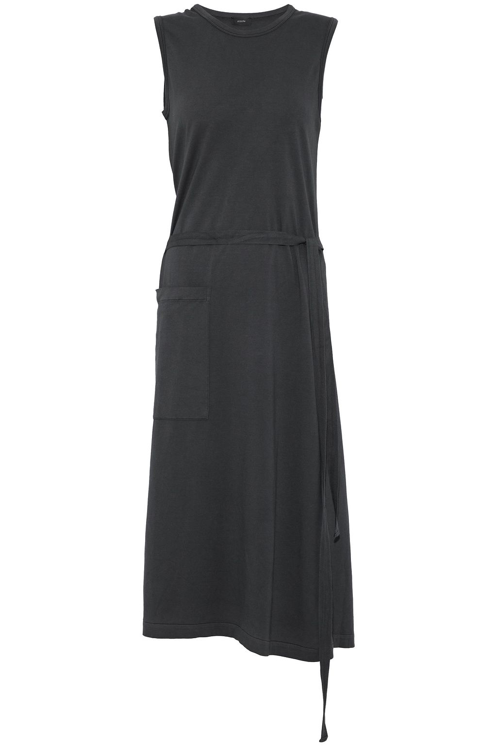 cotton jersey wrap dress