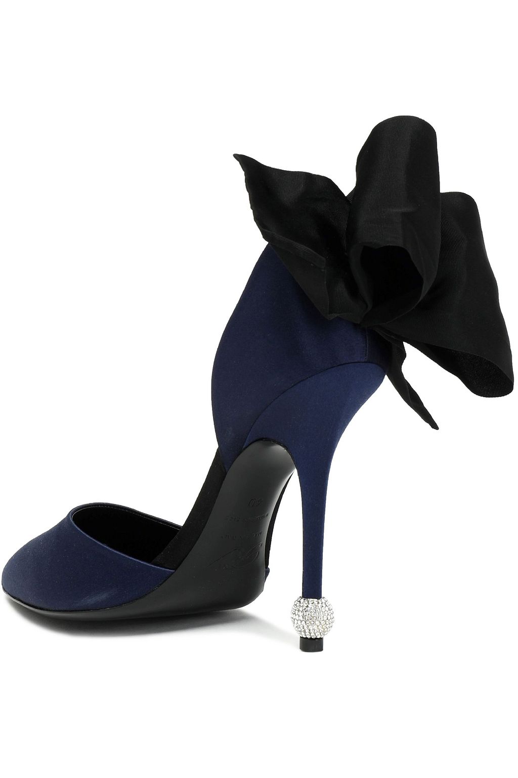 ROGER VIVIER Bow-embellished satin pumps