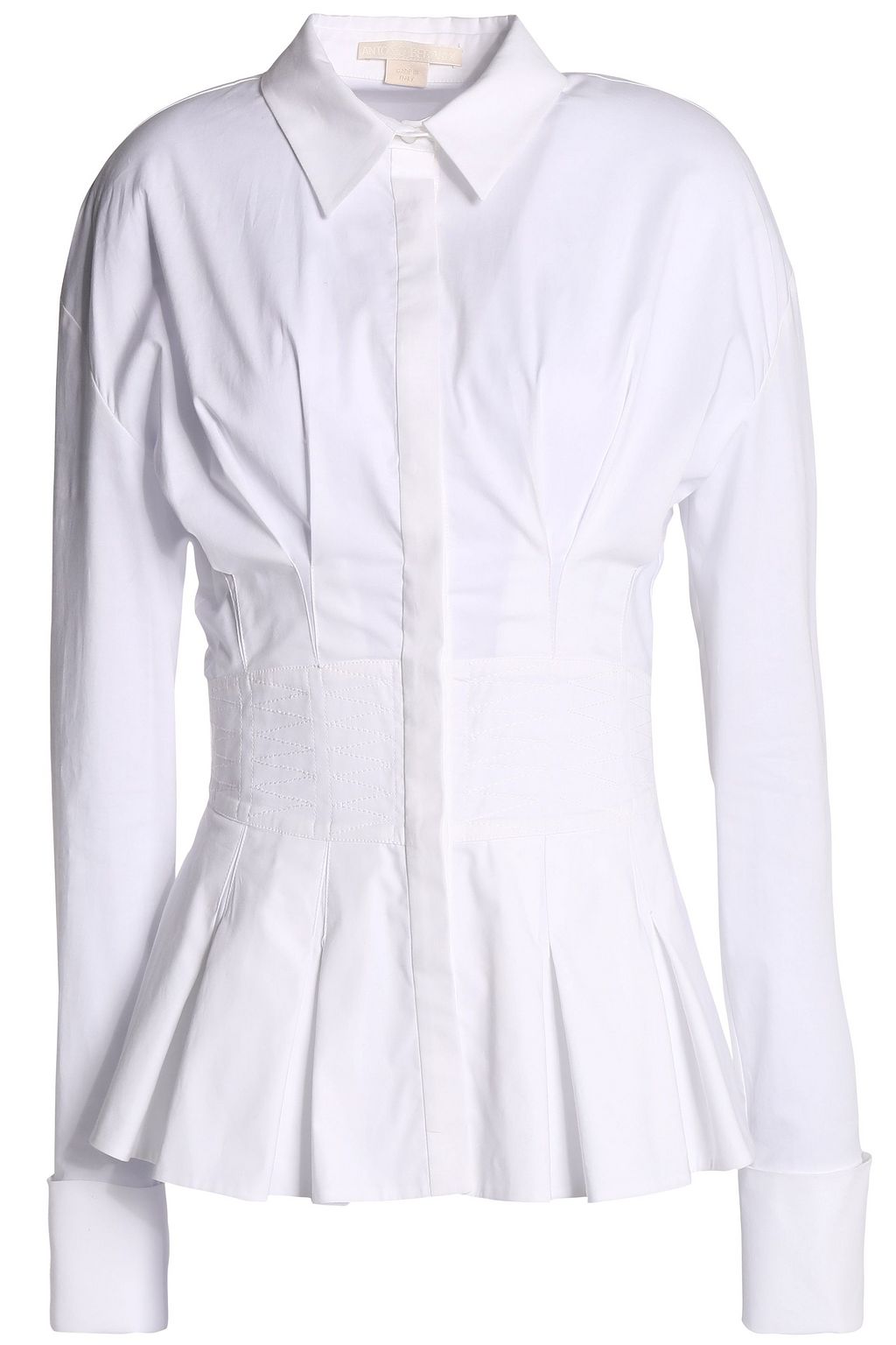 peplum white shirt