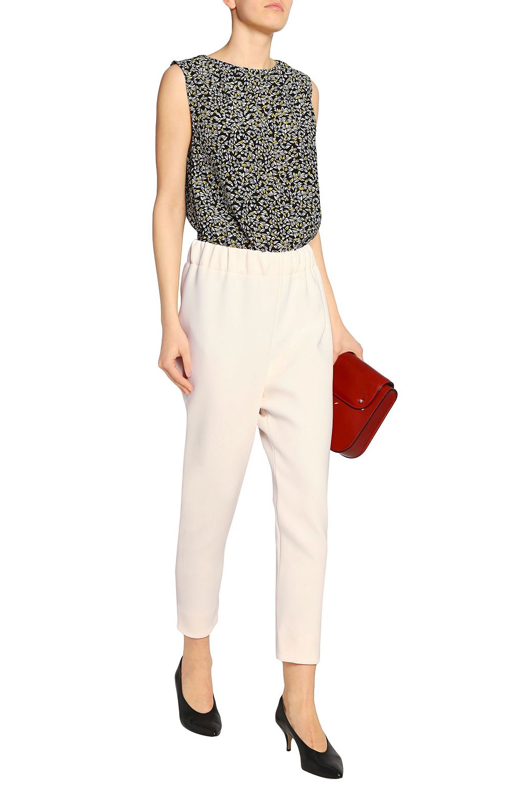 MARNI Crepe tapered pants