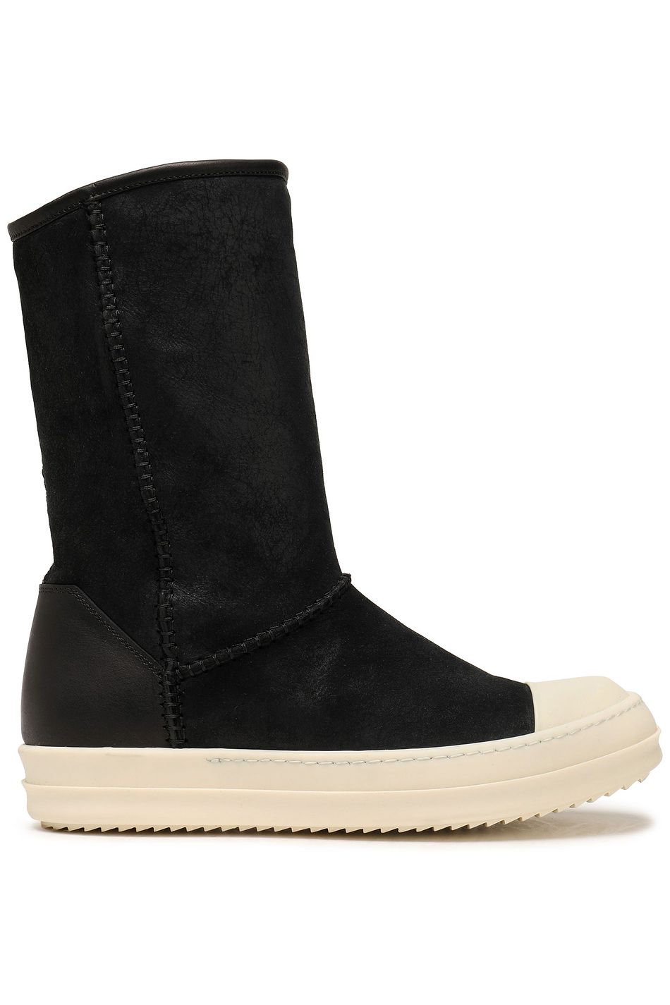 rick owens shearling boots