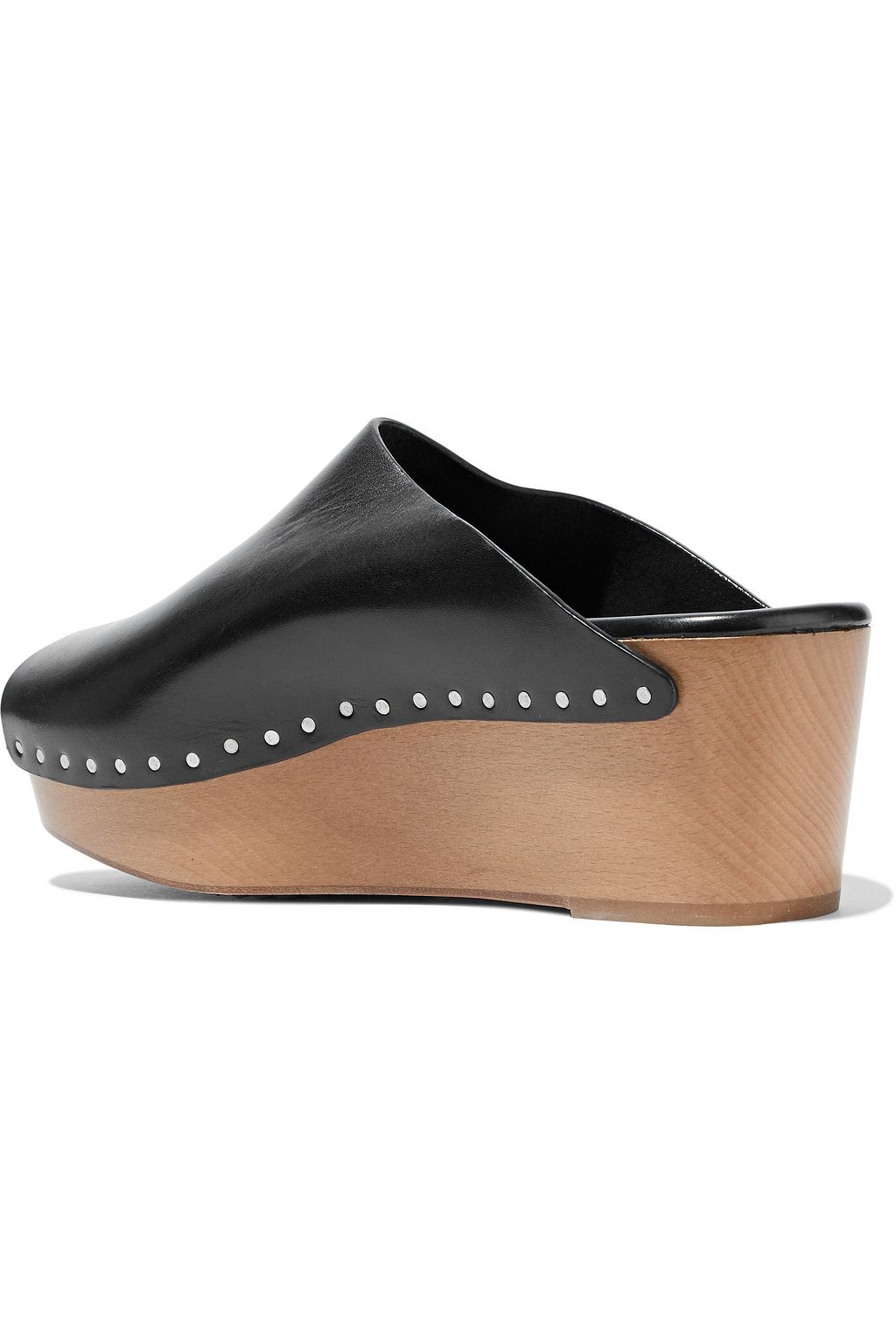 RICK OWENS Leather platform mules