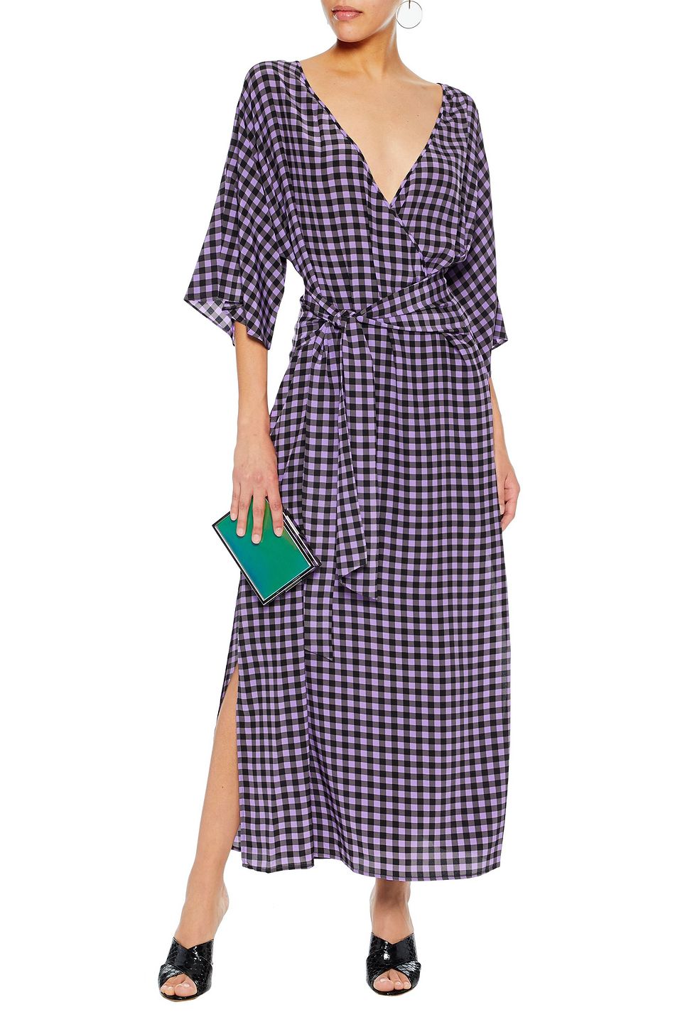 diane von furstenberg gingham dress