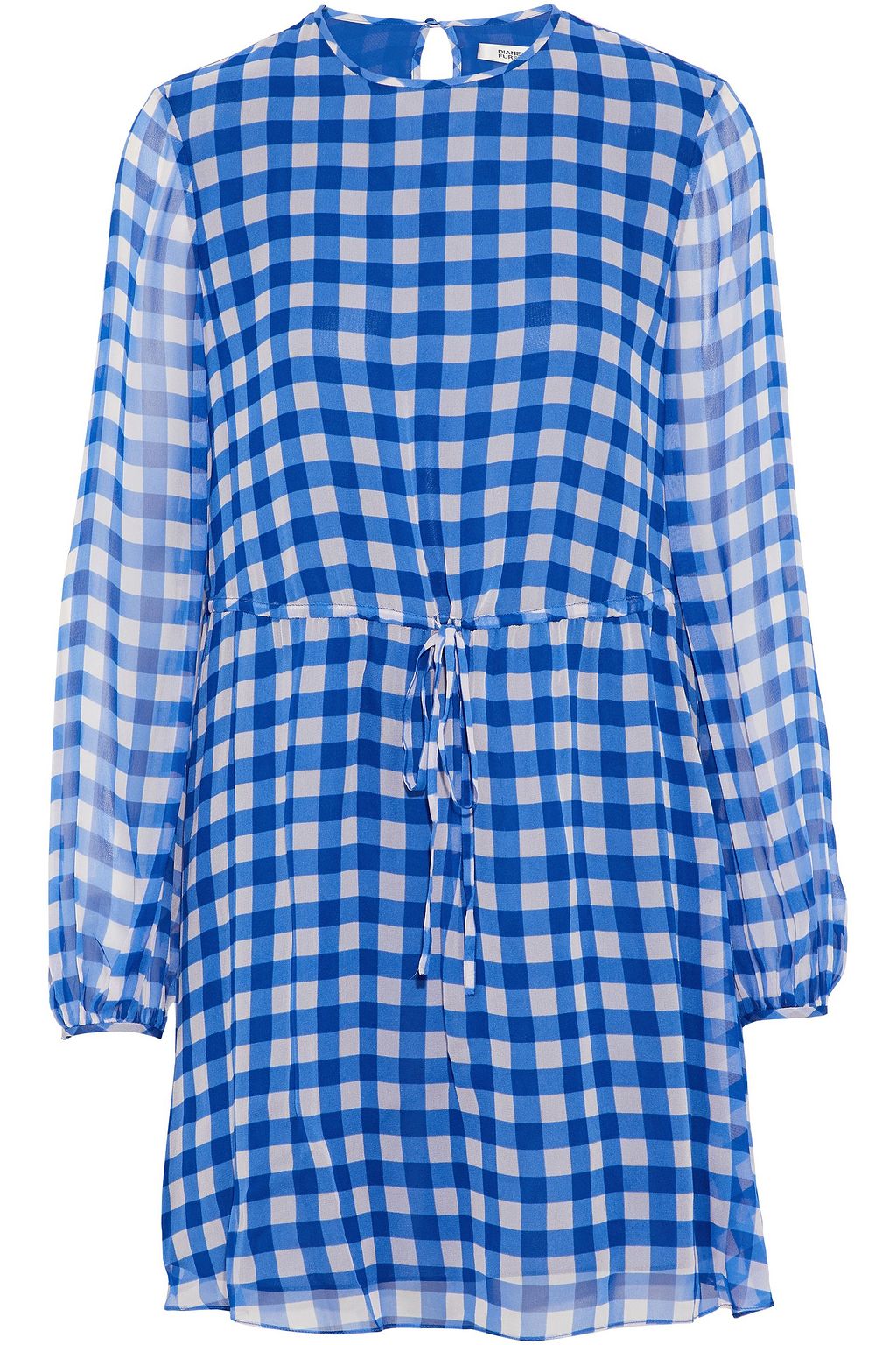 diane von furstenberg gingham dress