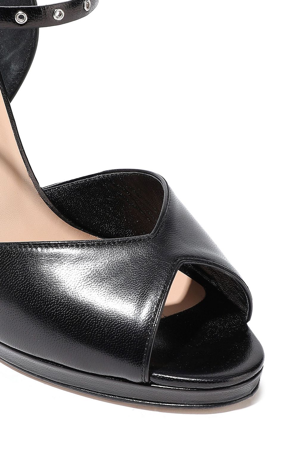 VALENTINO GARAVANI Love Latch Plateau-Pumps aus Leder