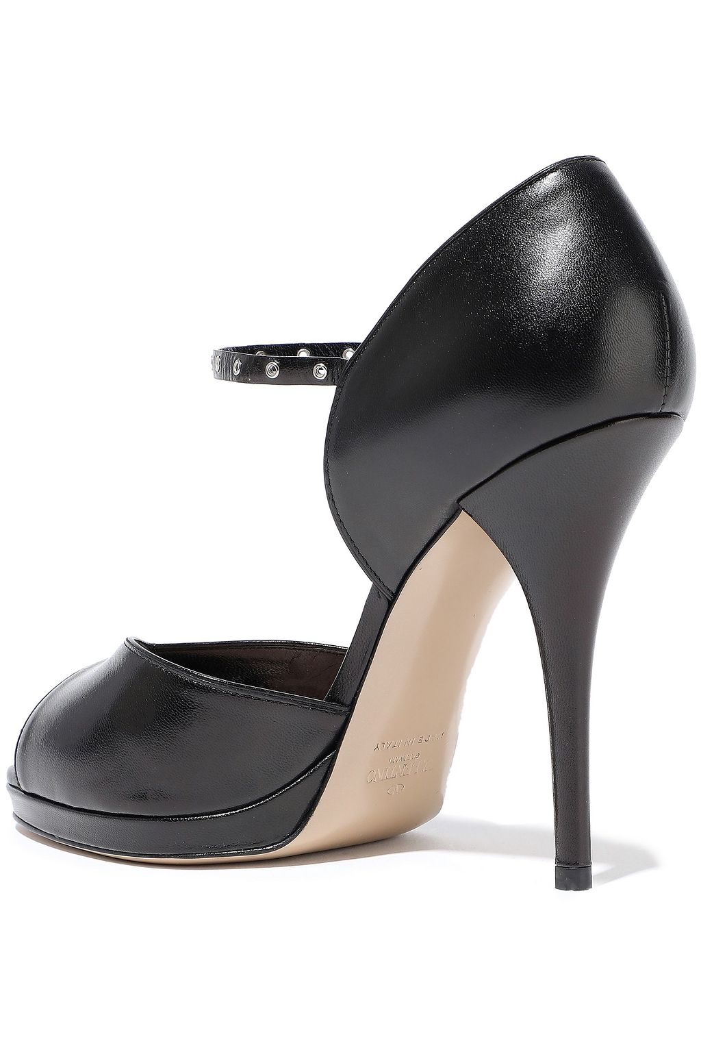 VALENTINO GARAVANI Love Latch Plateau-Pumps aus Leder