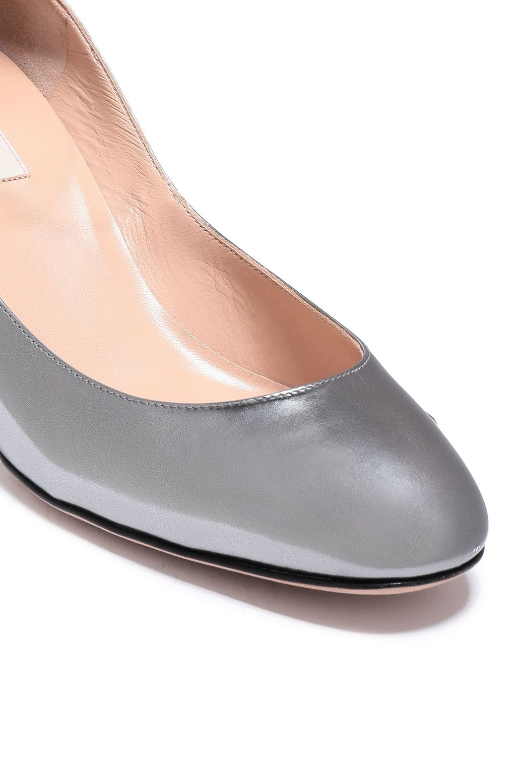VALENTINO GARAVANI Mirrored-leather pumps