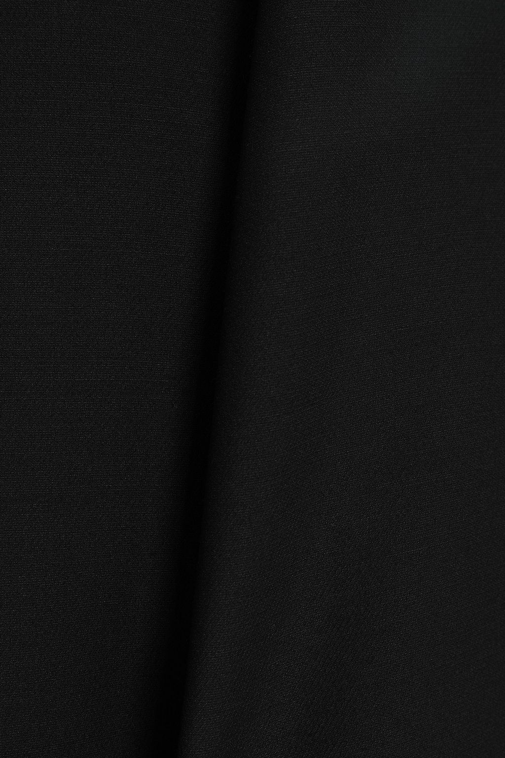 VALENTINO GARAVANI Lace-paneled wool and silk-blend crepe dress