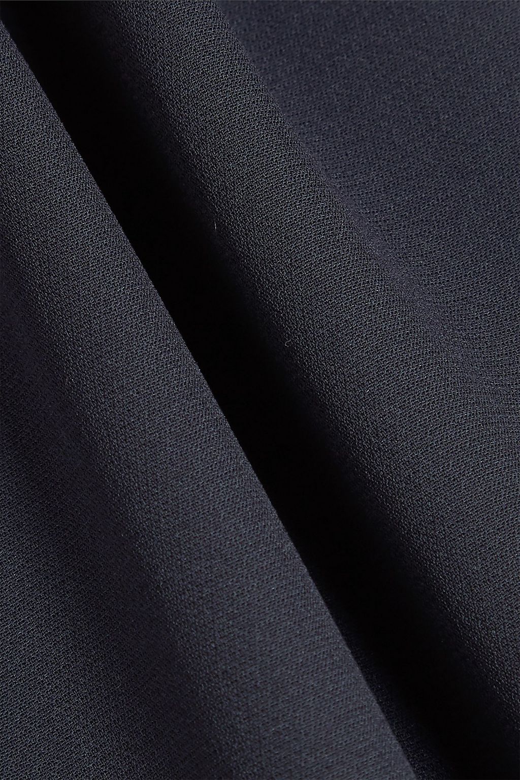 VALENTINO GARAVANI Cape-effect two-tone silk-blend crepe gown