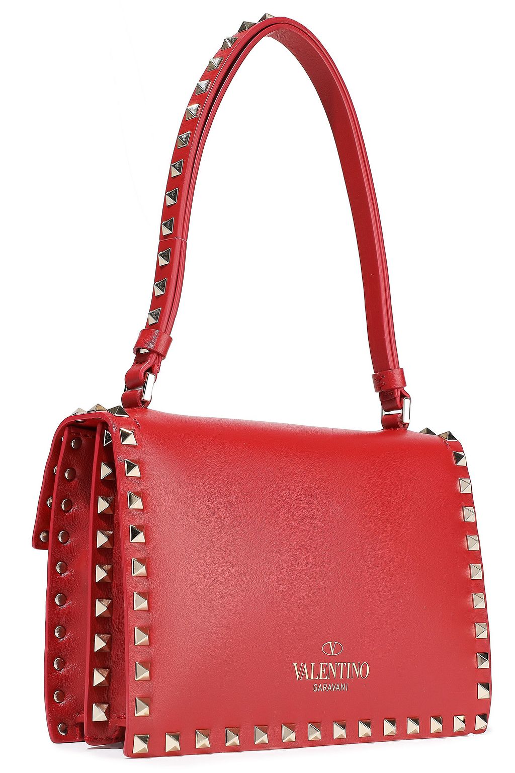 VALENTINO GARAVANI Rockstud leather shoulder bag THE