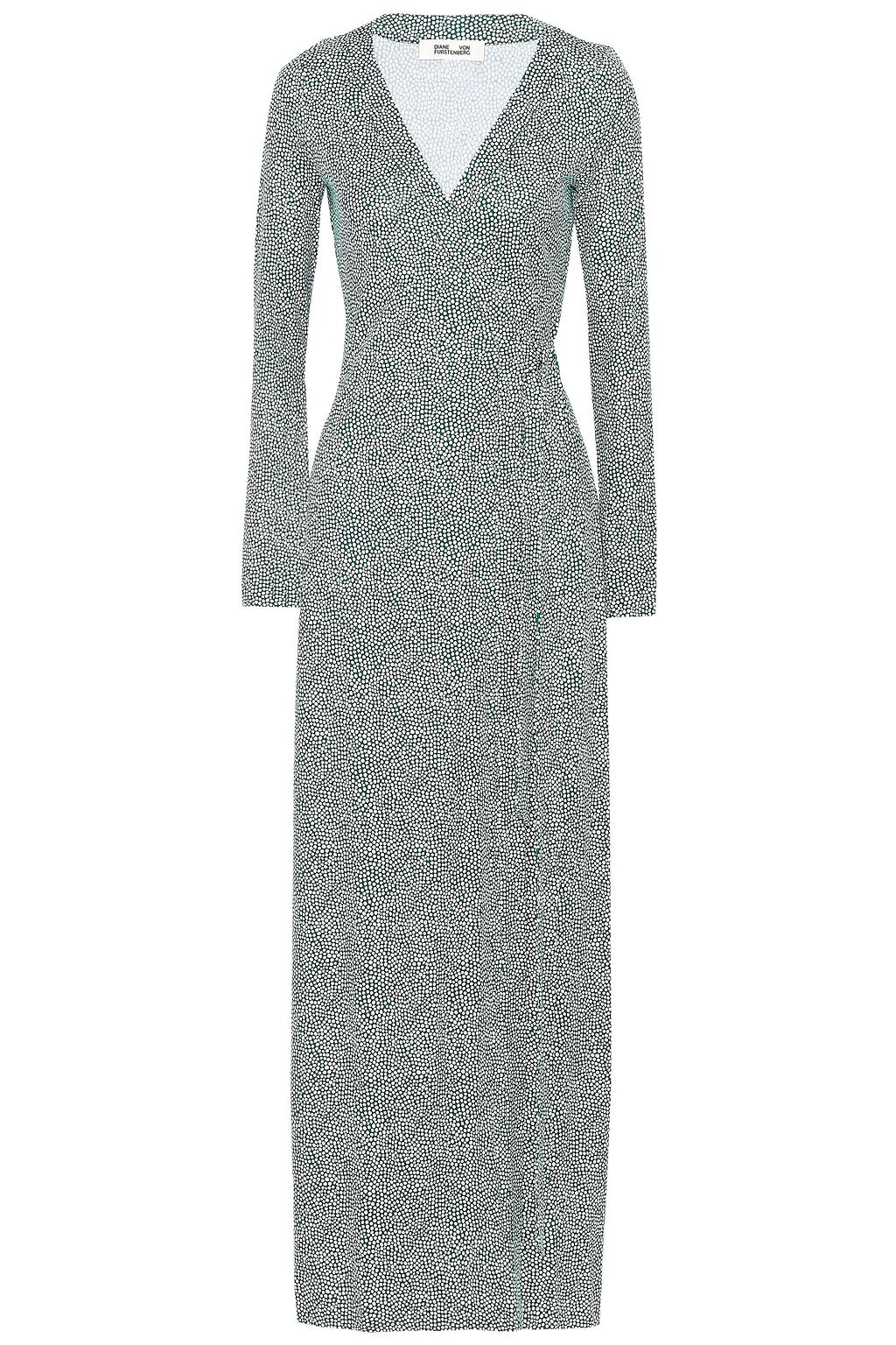 jersey wrap maxi dress