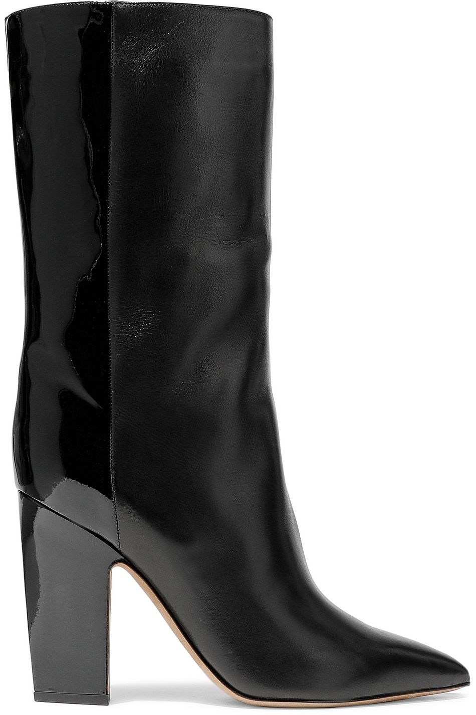 valentino patent leather boots