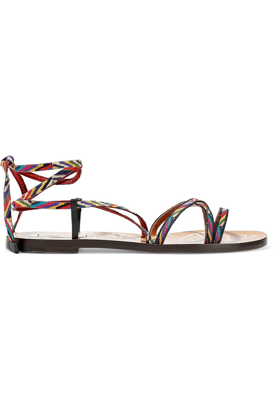 multicolor sandals