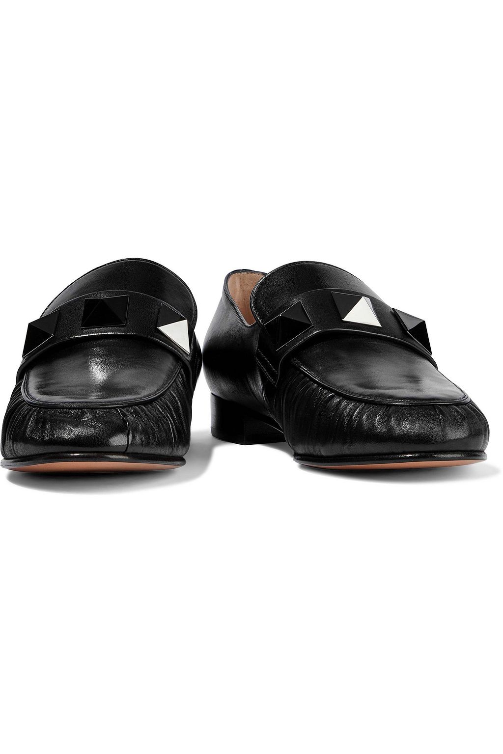 VALENTINO GARAVANI Studded leather loafers