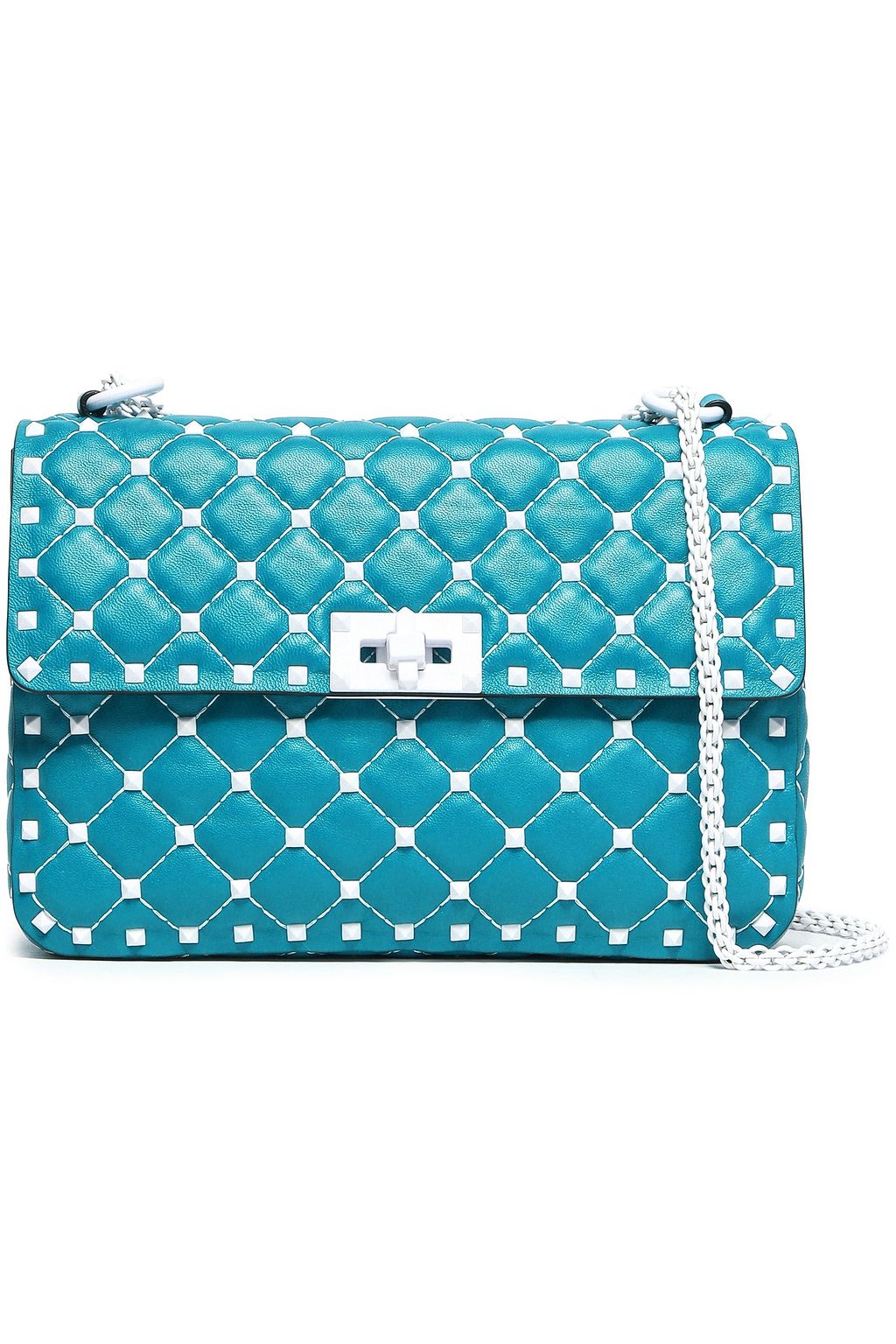 valentino blue studded bag