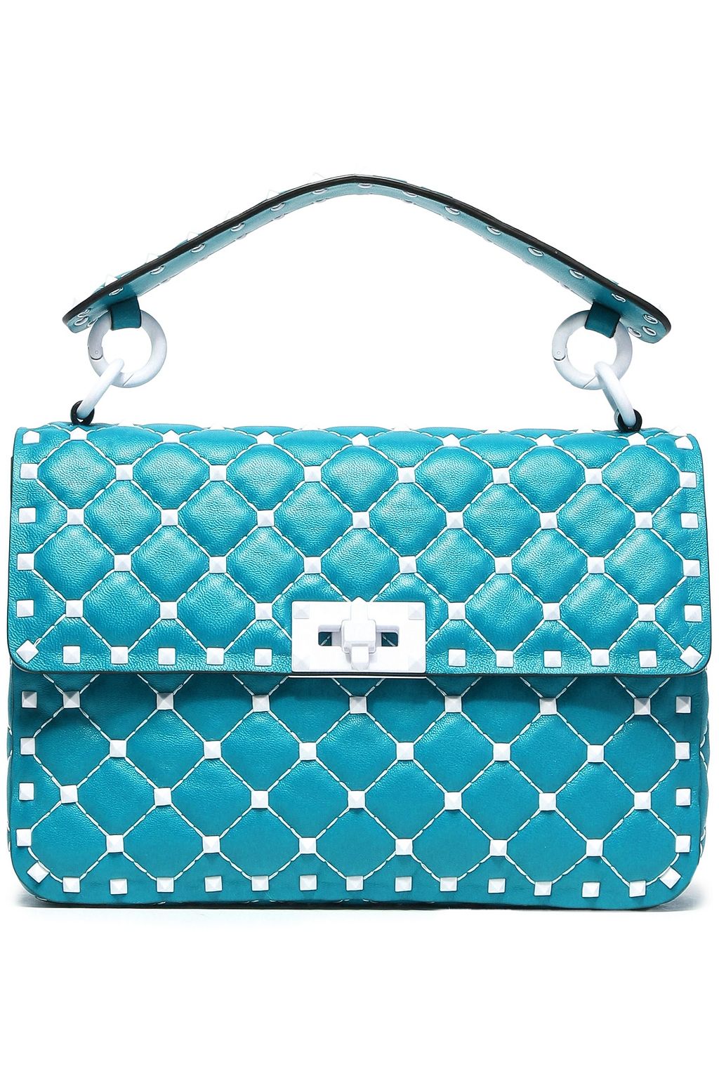 VALENTINO GARAVANI Rockstud Spike quilted leather shoulder bag
