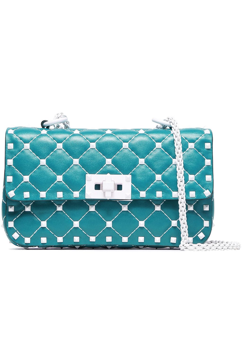 valentino blue studded bag