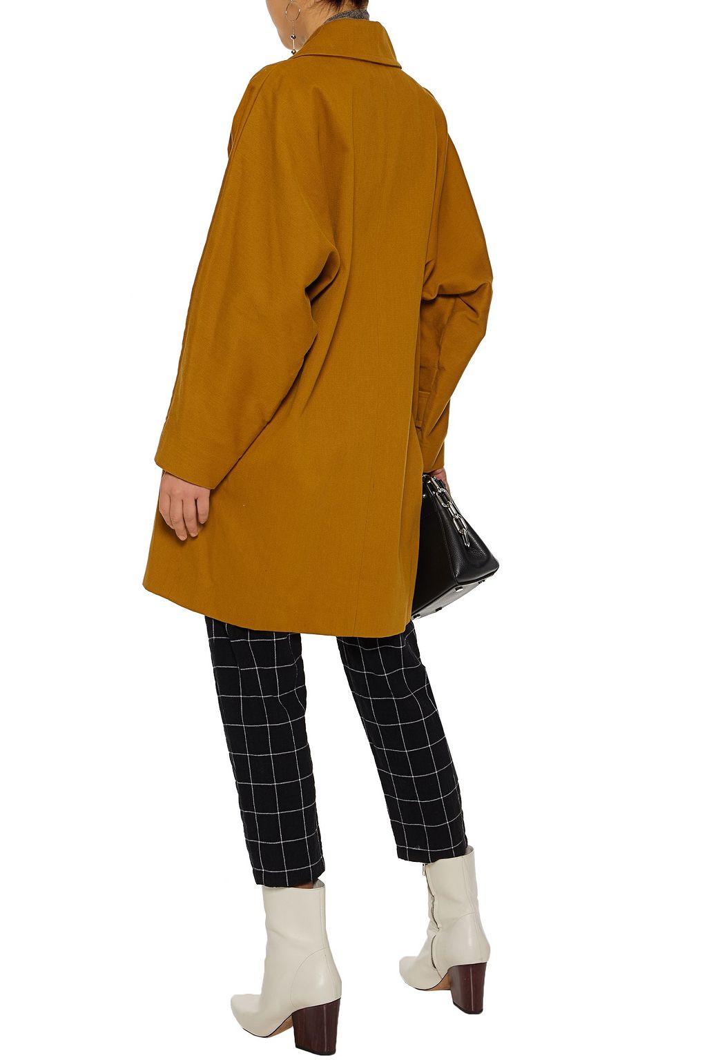 IRO Double-breasted cotton-blend jacket