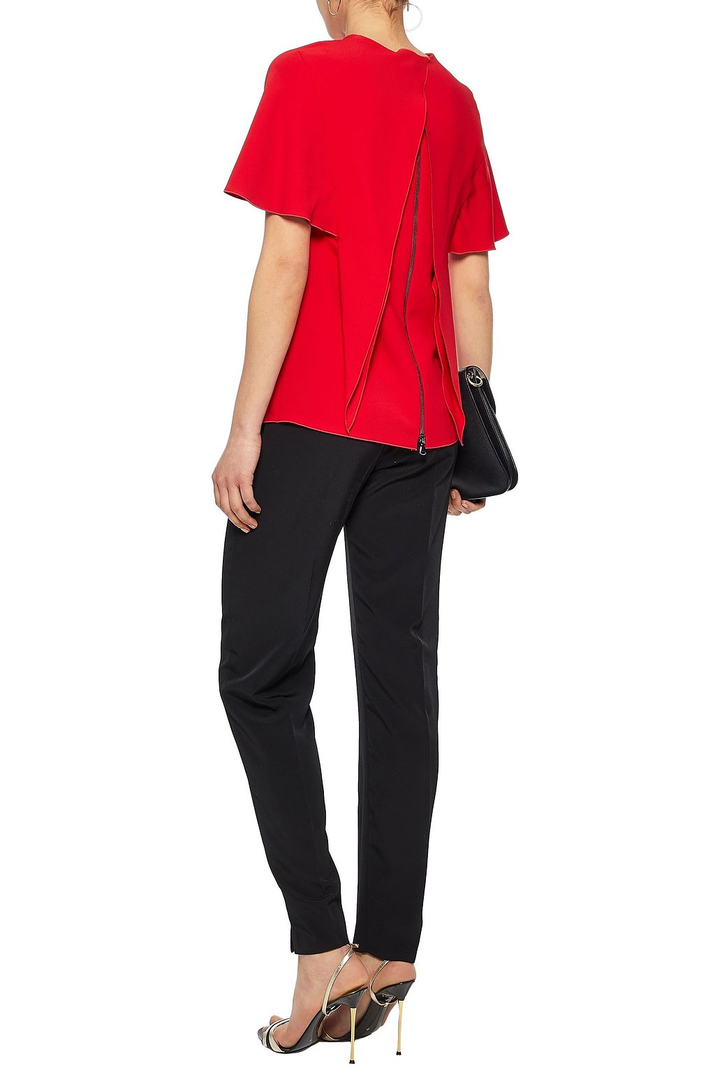 ANTONIO BERARDI Crepe straight-leg pants