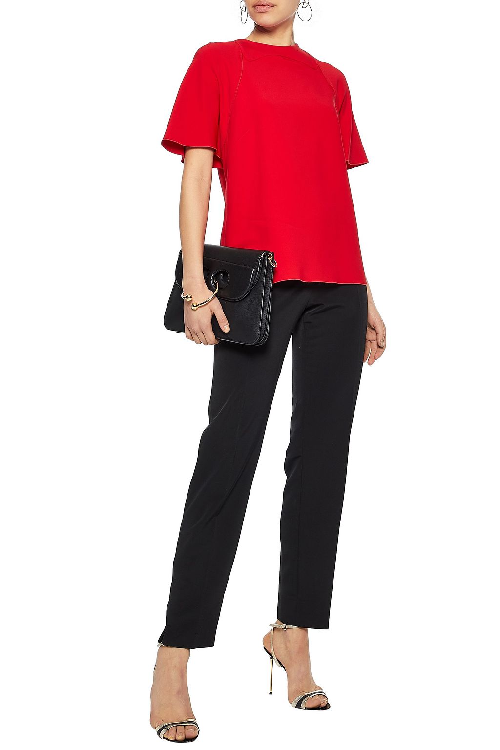 ANTONIO BERARDI Crepe straight-leg pants